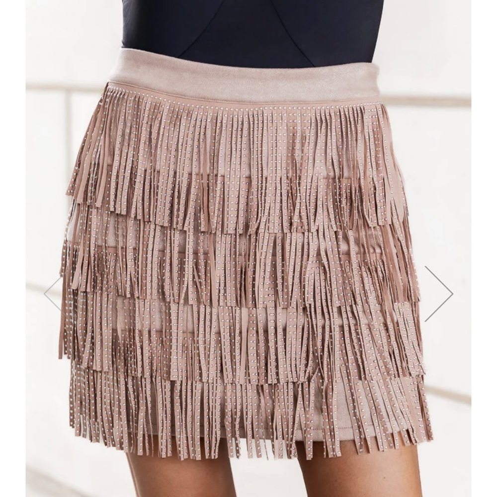 NWT Fringe Skirt from Pink Lily